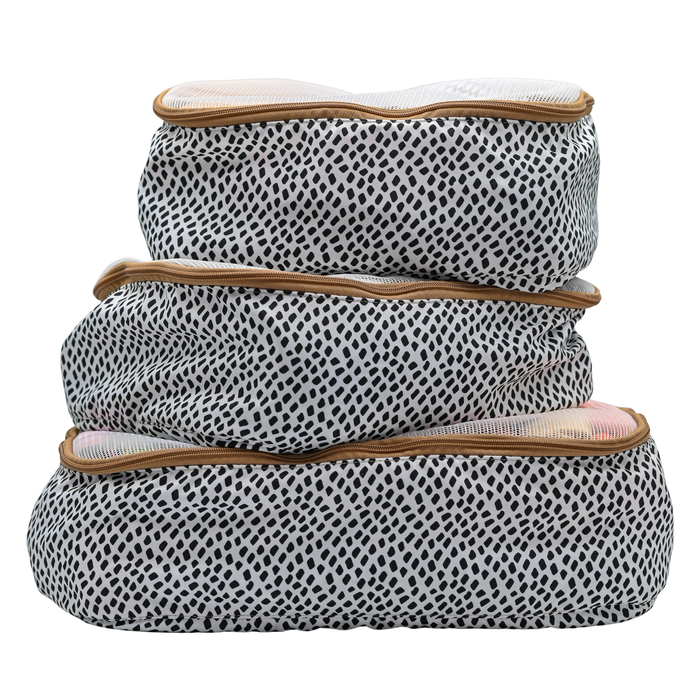 Standard Packing Pod Set - Scatter Black on White