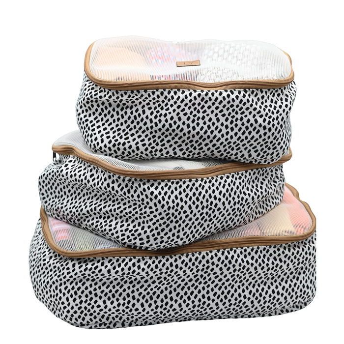 Standard Packing Pod Set - Scatter Black on White