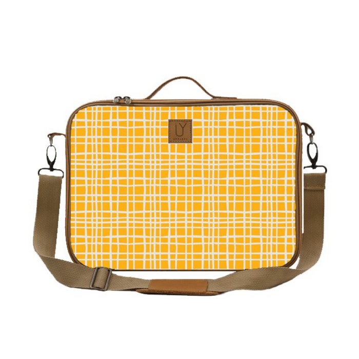 Laptop Bag - Weave Yellow