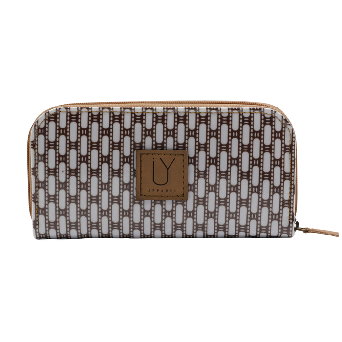 Wallet - African Tweed White