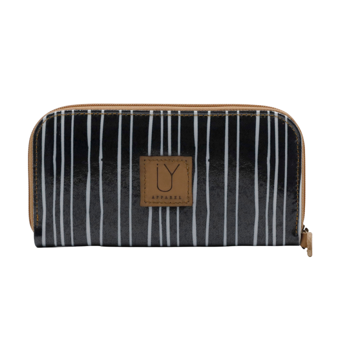 Wallet - Stripe Black and White