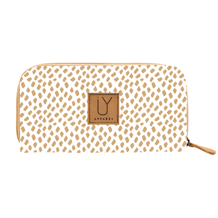 Wallet - Scatter Gold on White