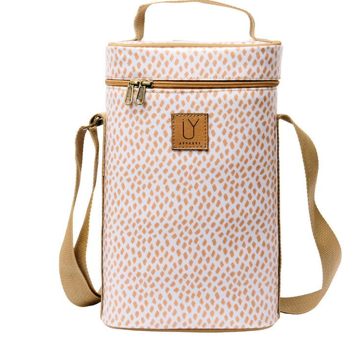 Wine Cooler - Scatter Gold on White