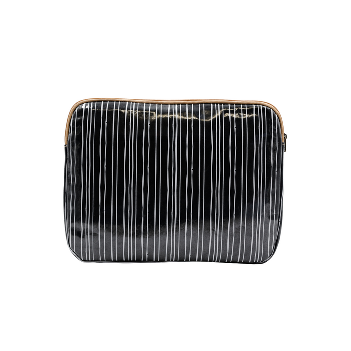Laptop Sleeve Medium - Stripe Black and White