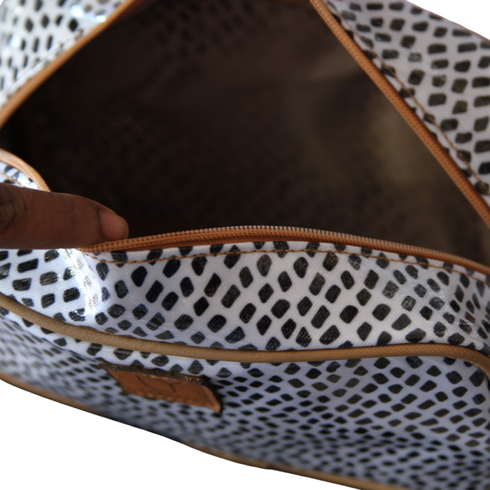 Small Toiletry Bag - Leopard Sand