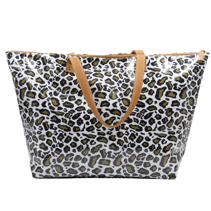 Beach Bag - Leopard Khaki