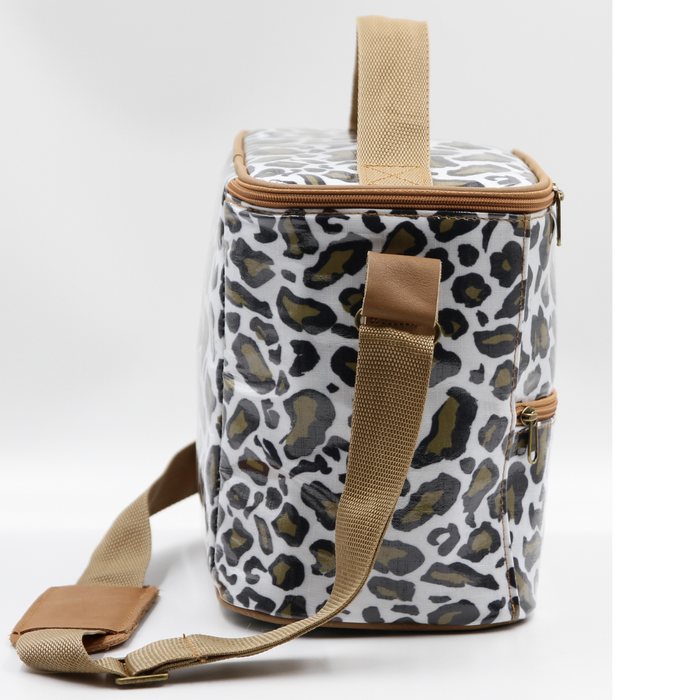 Lunch Cooler - Leopard Khaki