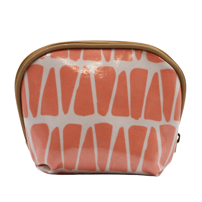 Make-up Pouch - Cracked Earth Coral