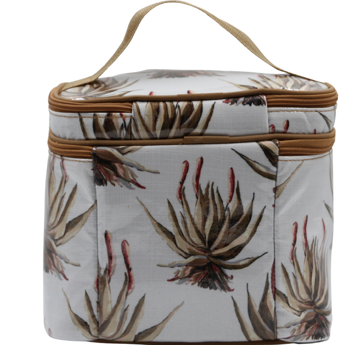 Stand Up Toiletry Bag - White Aloe