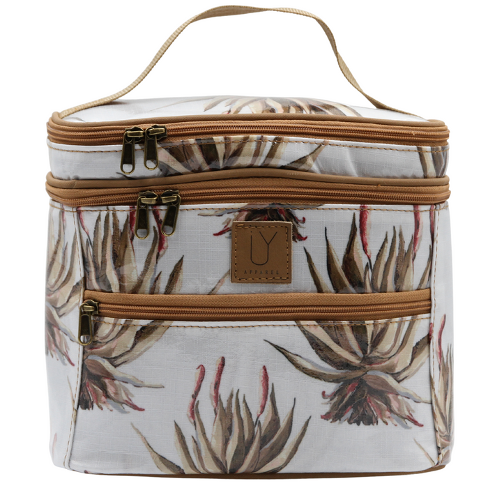 Stand Up Toiletry Bag - White Aloe