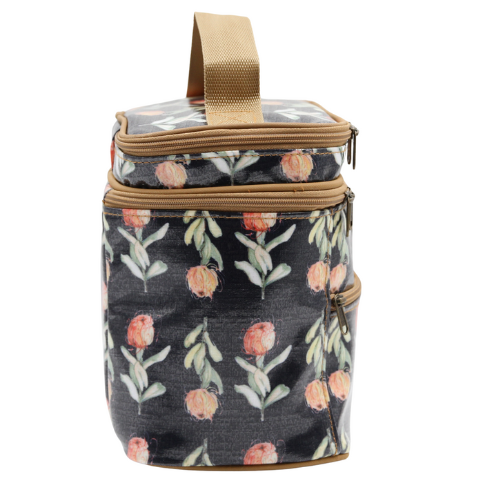 Stand Up Toiletry Bag - Navy Pincushion