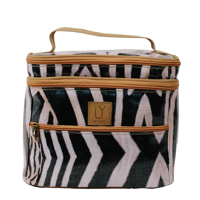 Stand Up Toiletry Bag - Zebra