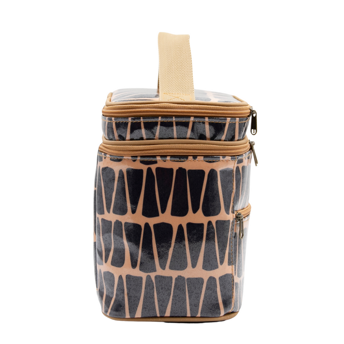 Stand Up Toiletry Bag - Cracked Earth Sand