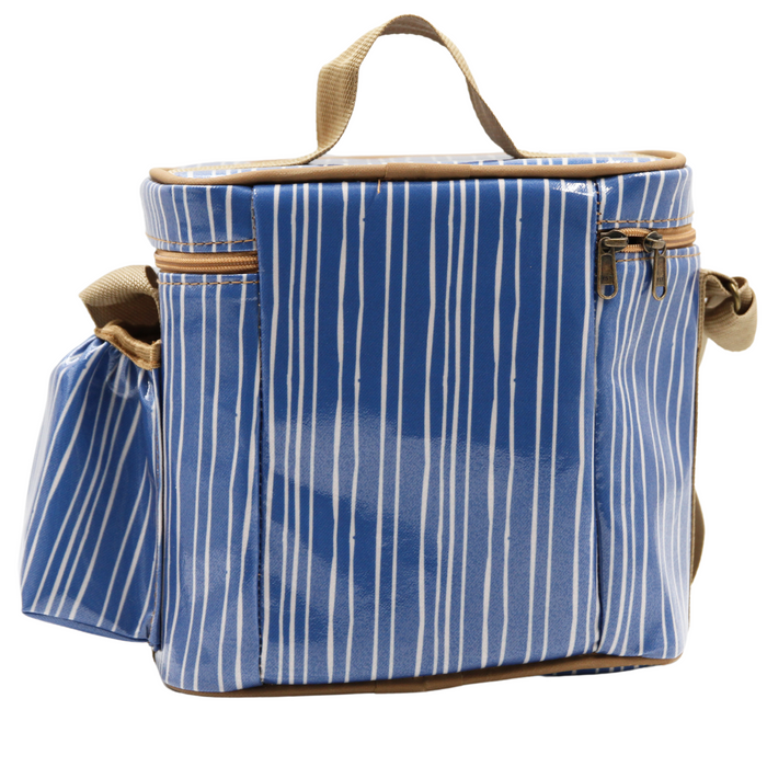 Snakpak Lunch Cooler - Stripe Blue