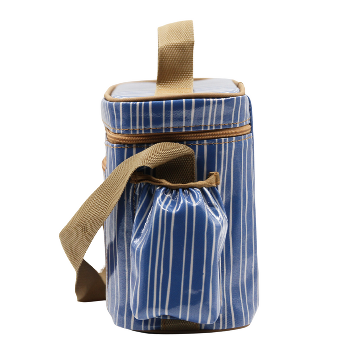 Snakpak Lunch Cooler - Stripe Blue