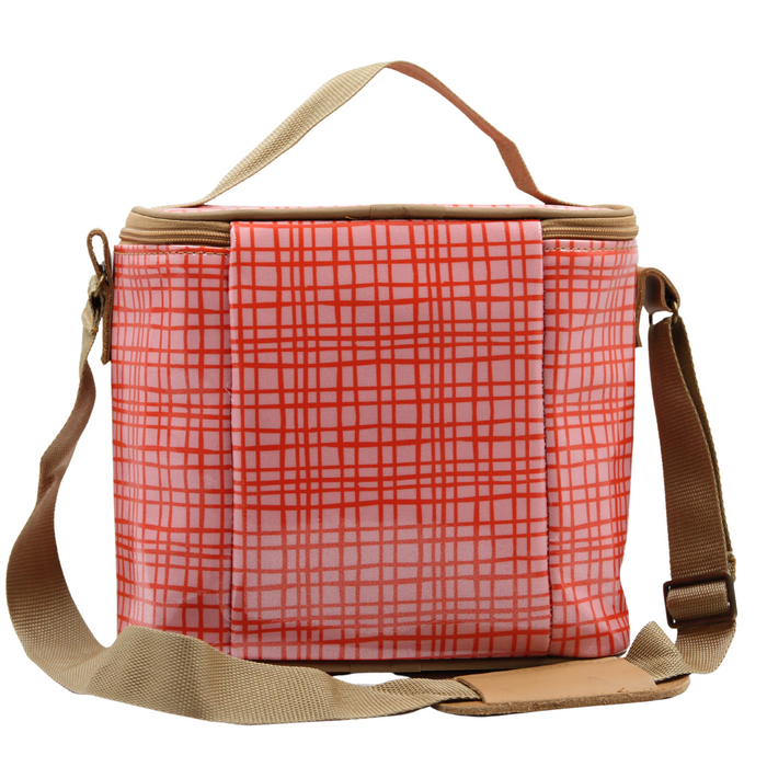 Lunch Cooler - Weave Pink