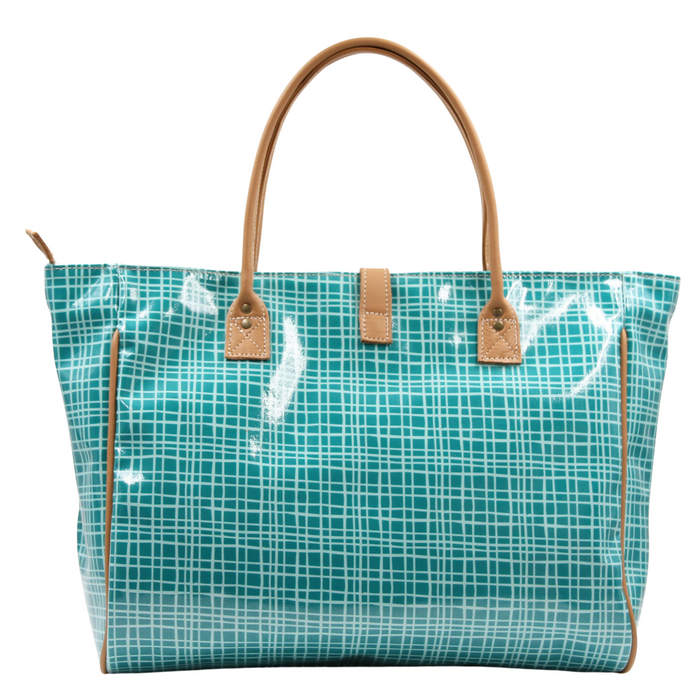 Shopper Bag - Weave Green