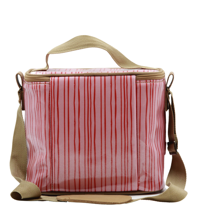Lunch Cooler - Stripe Pink