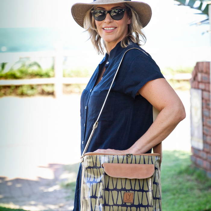 Sam Sling Cooler - Cracked Earth Khaki