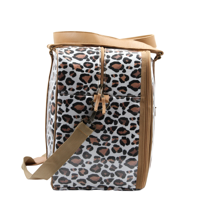 Leopard overnight bag deals